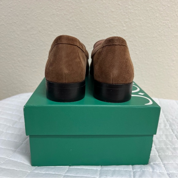 J. Crew Suede Maison Tassel Loafers in Walnut Brown Size 7 - Picture 6 of 13